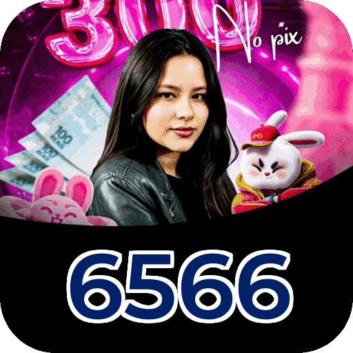 Interface do aplicativo 6566 mostrando jogos disponíveis no iOS e Android